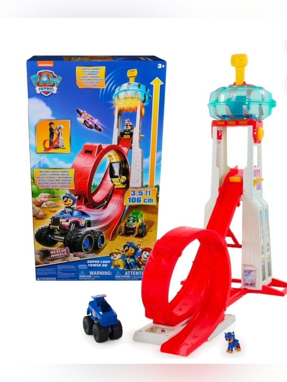 PAW Patrol Red Loop Tower Playset for Kids